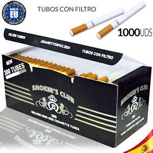 Tubos filtros cigarrillos Continuara.org