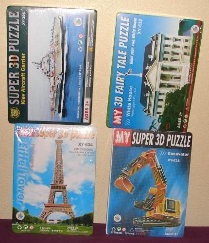 Varios puzzles 3d Continuara.org
