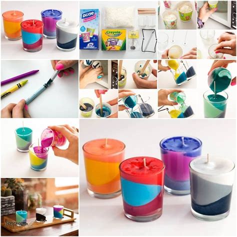 Vasos vela color Continuara.org