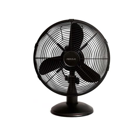 Ventilador vintage negro Continuara.org