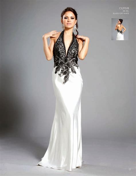 Vestido blanco negro Continuara.org