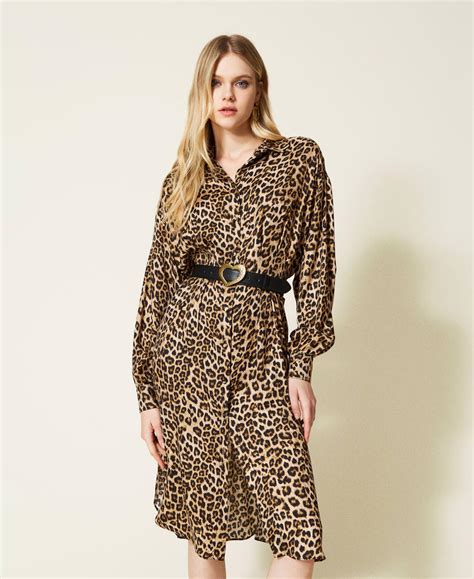 Vestido camisero animal Continuara.org