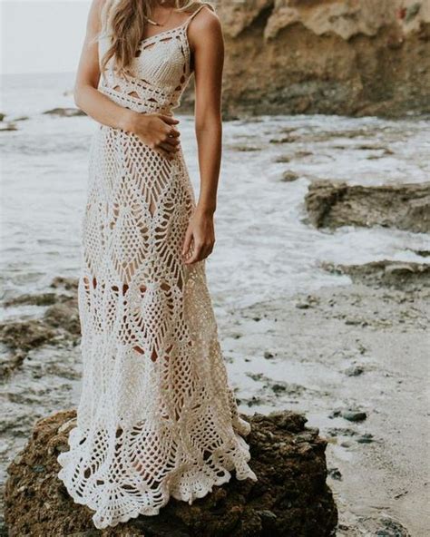 Vestido crochet boho Continuara.org