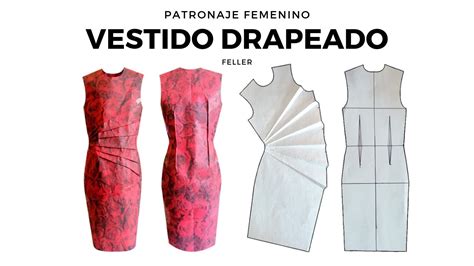 Vestido drapeado talla Continuara.org