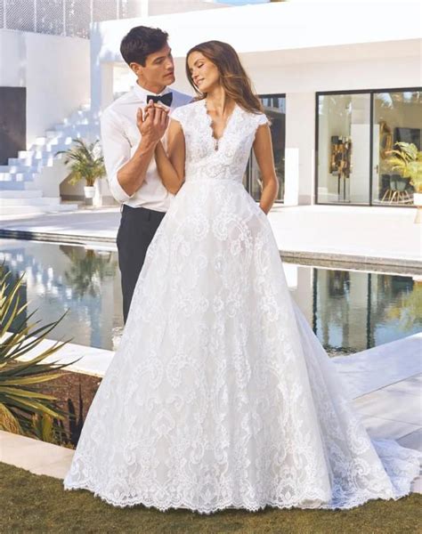 Vestido encaje pronovias Continuara.org