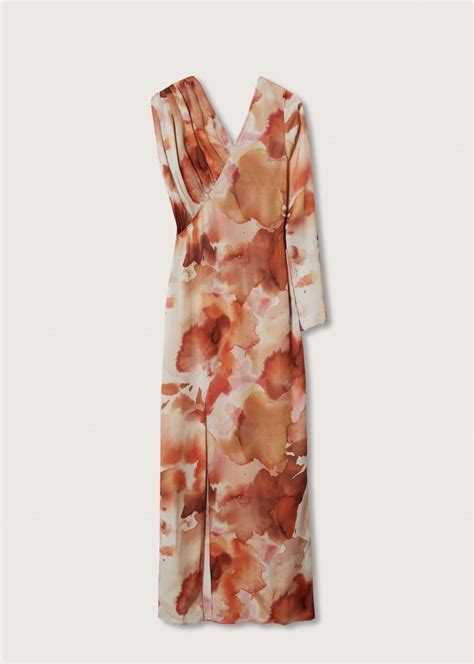Vestido estampado mango Continuara.org