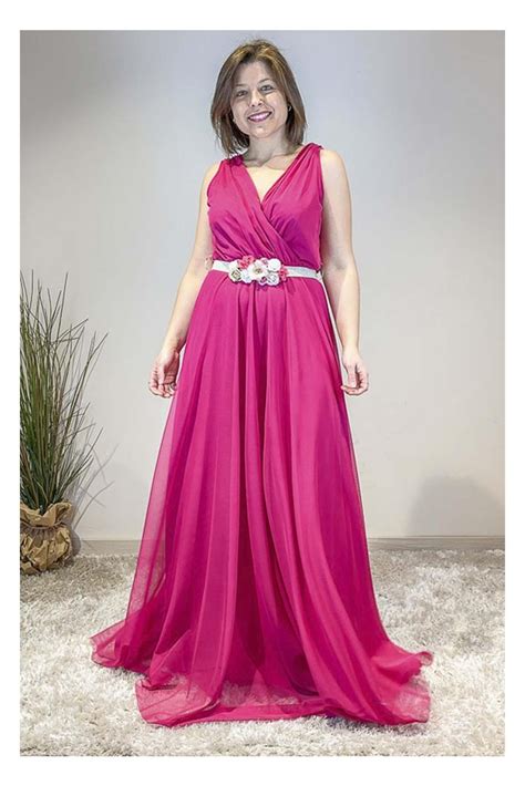 Vestido fiesta rosa Continuara.org