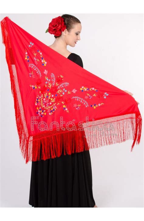 Vestido flamenca manton Continuara.org