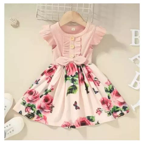 Vestido floreado bebe Continuara.org