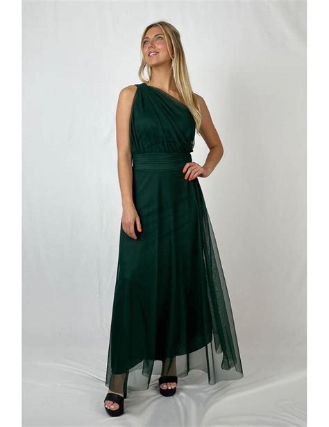 Vestido gasa verde Continuara.org