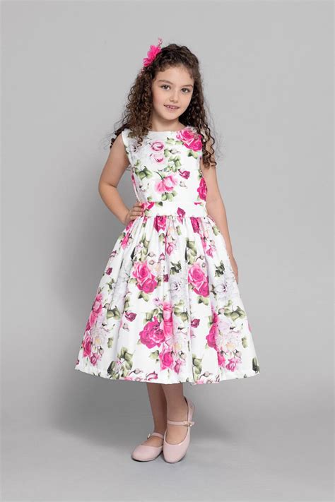 Vestido infantil estampado Continuara.org