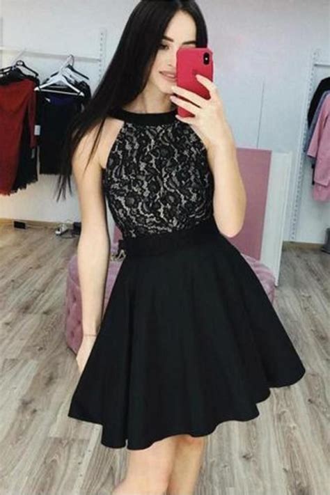 Vestido juvenil negro Continuara.org
