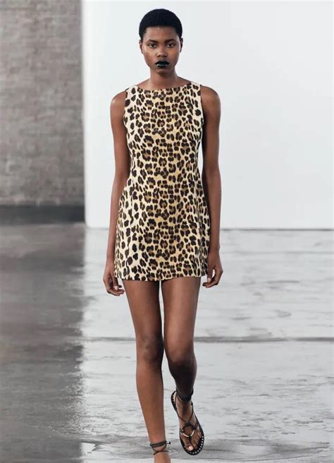 Vestido leopardo zara Continuara.org