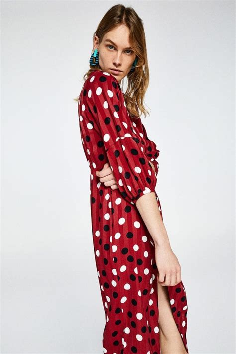 Vestido lunares zara Continuara.org