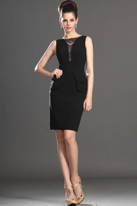 Vestido negro coctel Continuara.org