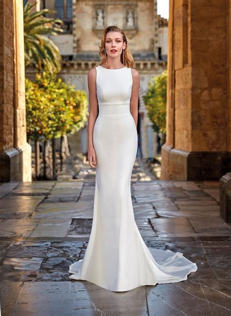 Vestido novia sencillo Continuara.org
