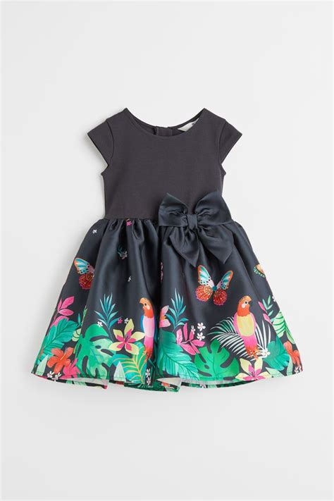 Vestido pajaros gris Continuara.org