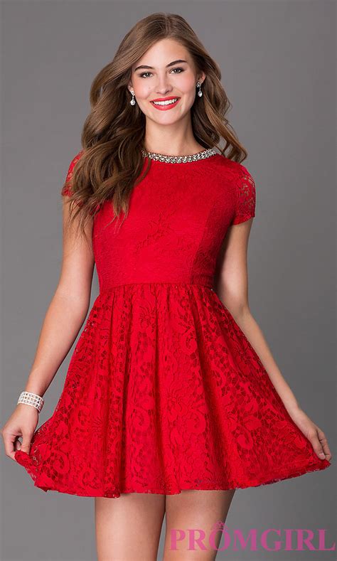 Vestido rojo corto Continuara.org