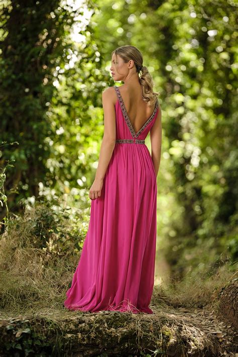 Vestido rosa gasa Continuara.org