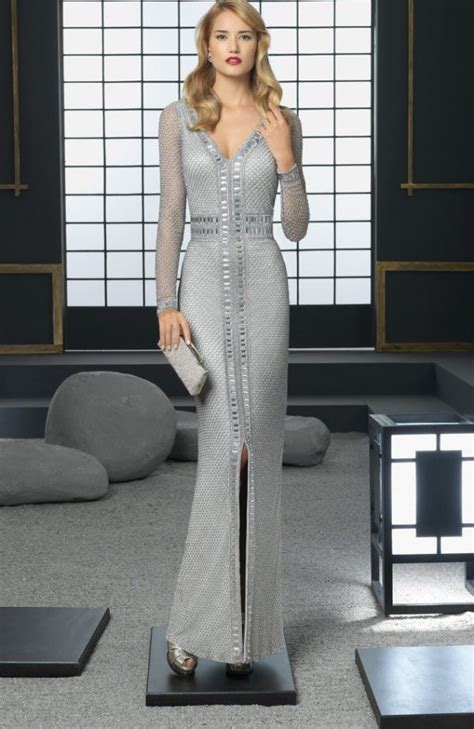 Vestido rosa gris Continuara.org