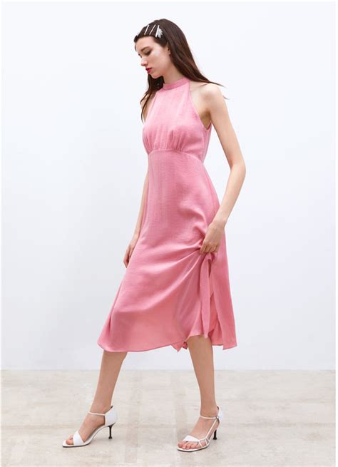 Vestido rosa zara Continuara.org