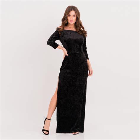 Vestido terciopelo negro Continuara.org