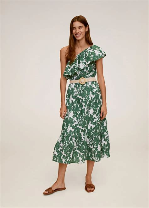 Vestido verde mango Continuara.org