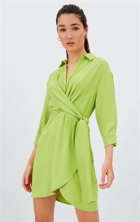 Vestido verde stradivarius Continuara.org