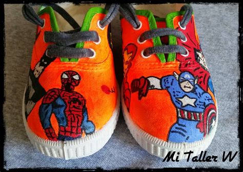Zapatillas super heroes Continuara.org