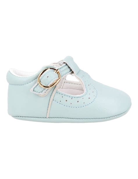 Zapato bebe celeste Continuara.org