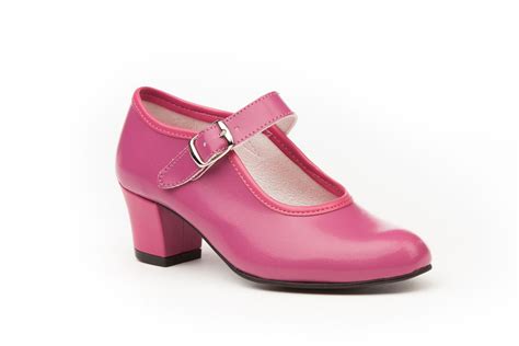 Zapato flamenca fucsia Continuara.org