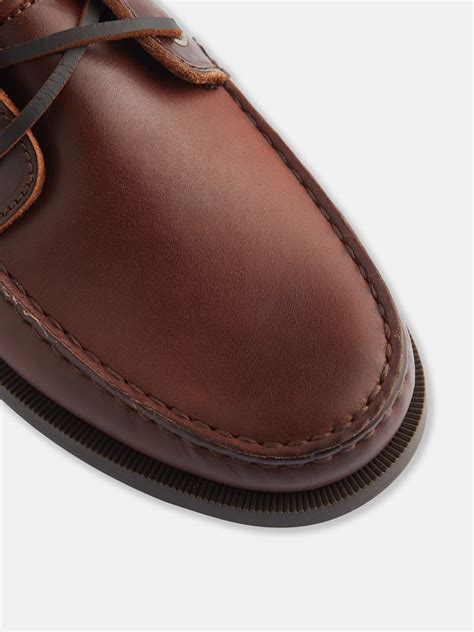 Zapato piel marron Continuara.org