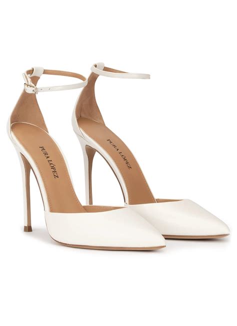 Zapatos blancos tacon Continuara.org