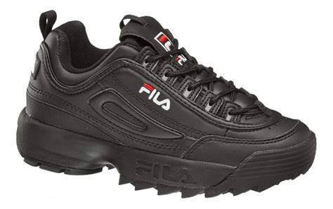 Zapatos fila negros Continuara.org