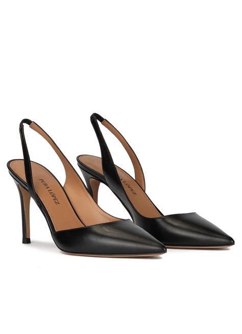 Zapatos negros destalonados Continuara.org