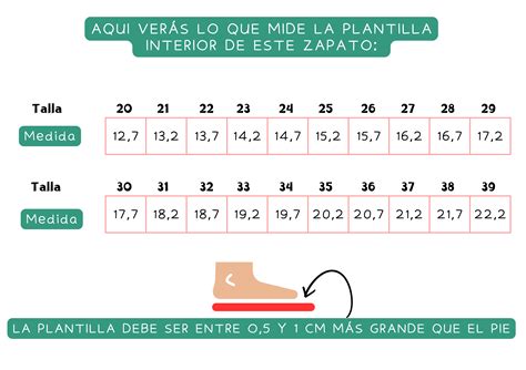 Zapatos talla Continuara.org